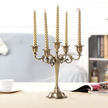 European Style retro decorative candle holder 5-arms candlestick holders Candlelight Dinner home decor wedding party supplies
European Style retro decorative candle holder 5-arms candlestick holders Candlelight Dinner home decor wedding party supplies