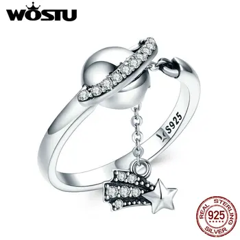 WOSTU Real 925 Sterling Silver Bright Galaxy Finger Ring & Meteor Pendant For Women S925 Luxury Wedding Jewelry Gift CQR377
WOSTU Real 925 Sterling Silver Bright Galaxy Finger Ring & Meteor Pendant For Women S925 Luxury Wedding Jewelry Gift CQR377
