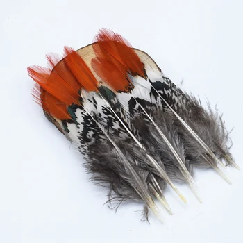 

200pcs Beautiful Natural Pheasant tail Feathers 10-15cm Chicken Plumes For jewelry Headwear Decorations Golden Copper Plumage