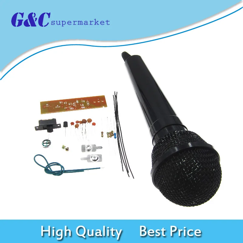 DIY Kits FM Wireless Microphone Parts Frequency Modulation Suite Electronic Teaching Electronic Production
DIY Kits FM Wireless Microphone Parts Frequency Modulation Suite Electronic Teaching Electronic Production