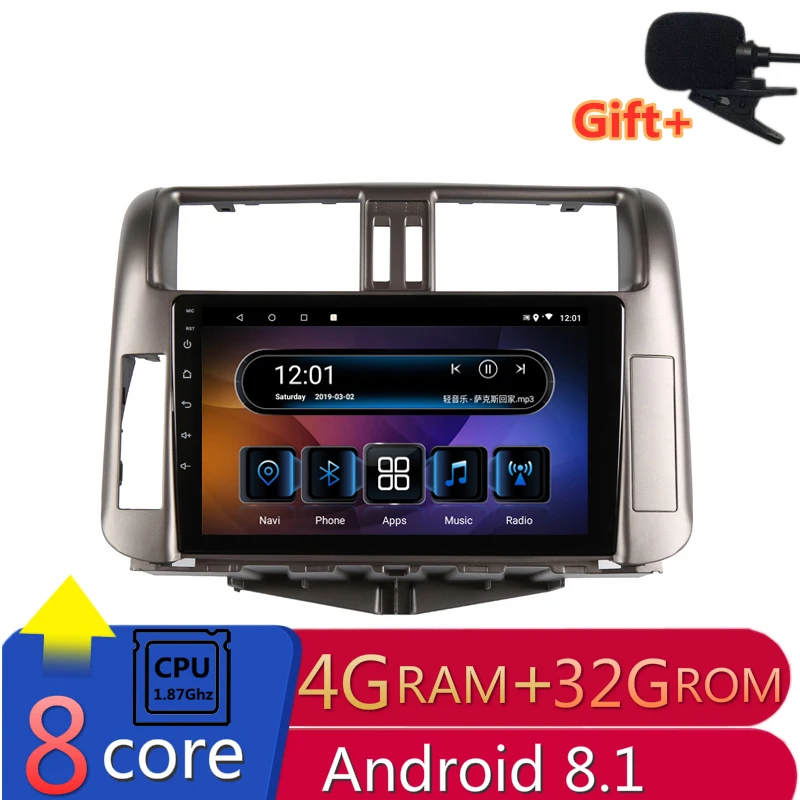 9" 4G RAM 2.5D IPS 8 Core Android 9.1 car multimedia player dvd For Toyota Prado 150 2010 2011 2012 13 radio navigation car GPS
9" 4G RAM 2.5D IPS 8 Core Android 9.1 car multimedia player dvd For Toyota Prado 150 2010 2011 2012 13 radio navigation car GPS