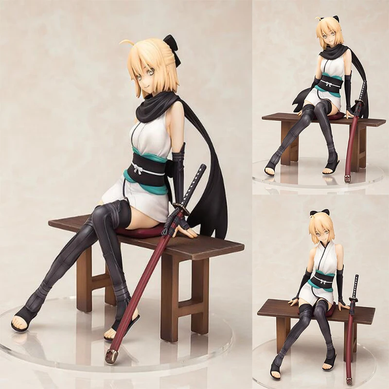 Fate/Grand Order anime model figure saber Okita Souji 17cm action figures sitting Ver. collection toy gift with box
Fate/Grand Order anime model figure saber Okita Souji 17cm action figures sitting Ver. collection toy gift with box