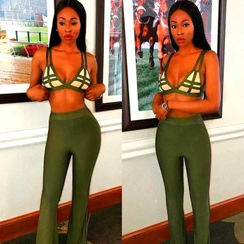 2019 Fashion Sexy Women Summer Sleeveless Bandage Jumpsuit Two 2 Pieces Spaghetti Strap V Neck Backless Celebrity Patchwork Club
2019 Fashion Sexy Women Summer Sleeveless Bandage Jumpsuit Two 2 Pieces Spaghetti Strap V Neck Backless Celebrity Patchwork Club