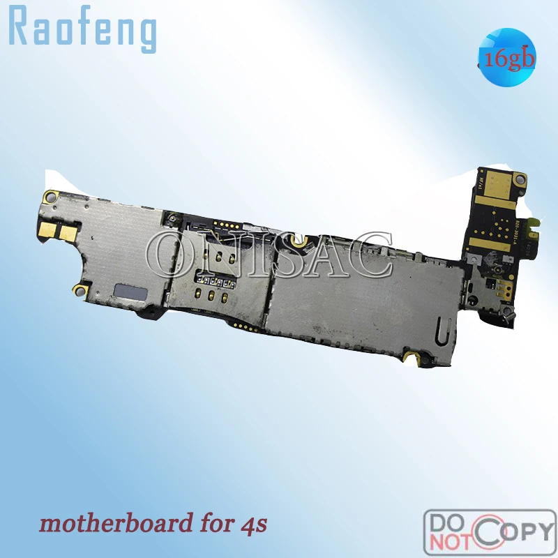 Raofeng Disassembled Unlocked motherboard for iphone 4s 16GB IOS system mainboard with full chips replacement Logic Board
Raofeng Disassembled Unlocked motherboard for iphone 4s 16GB IOS system mainboard with full chips replacement Logic Board
