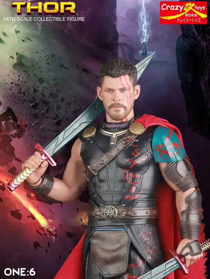 Crazy Toys Marvel Avengers Thor with Swords PVC Action Figure Collectible Model Toy 28cm
Crazy Toys Marvel Avengers Thor with Swords PVC Action Figure Collectible Model Toy 28cm