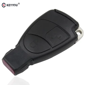 KEYYOU 2 Buttons Car Smart Remote Key Fob Shell Case With Battery Holder Key Blade For Mercedes for Benz C E ML Class Sprinter
KEYYOU 2 Buttons Car Smart Remote Key Fob Shell Case With Battery Holder Key Blade For Mercedes for Benz C E ML Class Sprinter