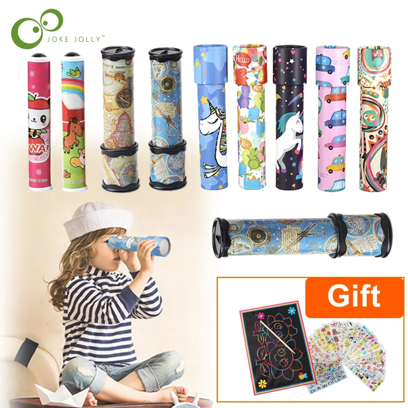1Pc Rotation Kaleidoscope Cartoon Magic Changeful Adjustable Fancy Colored World Toys For Children Autism Kid Puzzle Toy GYH
1Pc Rotation Kaleidoscope Cartoon Magic Changeful Adjustable Fancy Colored World Toys For Children Autism Kid Puzzle Toy GYH