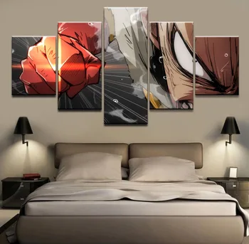 Wall Art Pictures Canvas HD Printed Modern Home Decorative Framework 5 Pieces Anime One Punch Man Painting Modular Poster
Wall Art Pictures Canvas HD Printed Modern Home Decorative Framework 5 Pieces Anime One Punch Man Painting Modular Poster