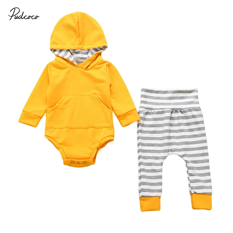 Newborn Toddler Baby Boys Girls Outfits Clothes 2PCS Set Cute Hoodies Sweatshirts Tops+Pants Infant Striped clothing set
Newborn Toddler Baby Boys Girls Outfits Clothes 2PCS Set Cute Hoodies Sweatshirts Tops+Pants Infant Striped clothing set
