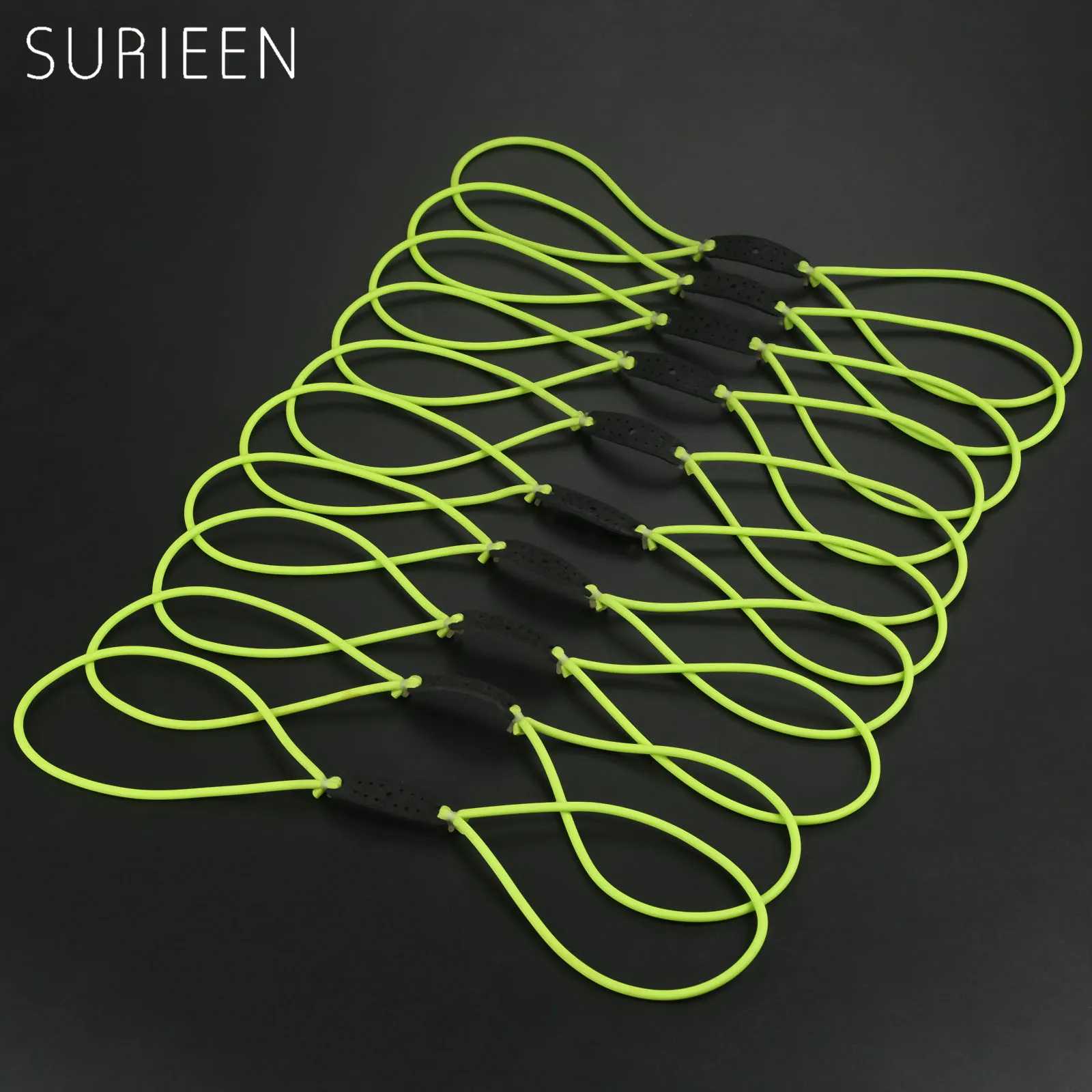 SURIEEN 10Pcs Strong Powerful Slingshot Rubber Band Hunting Catapult Slingshots Elastic Band Practical Fitness Bungee Tube 1636
SURIEEN 10Pcs Strong Powerful Slingshot Rubber Band Hunting Catapult Slingshots Elastic Band Practical Fitness Bungee Tube 1636