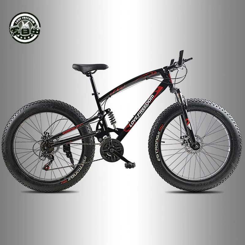 Love Freedom High Quality Bicycle 7/21/24/27 speed Mountain Bike 26 Inch 4.0 fat bike Front and rear shock absorption bicycles
Love Freedom High Quality Bicycle 7/21/24/27 speed Mountain Bike 26 Inch 4.0 fat bike Front and rear shock absorption bicycles