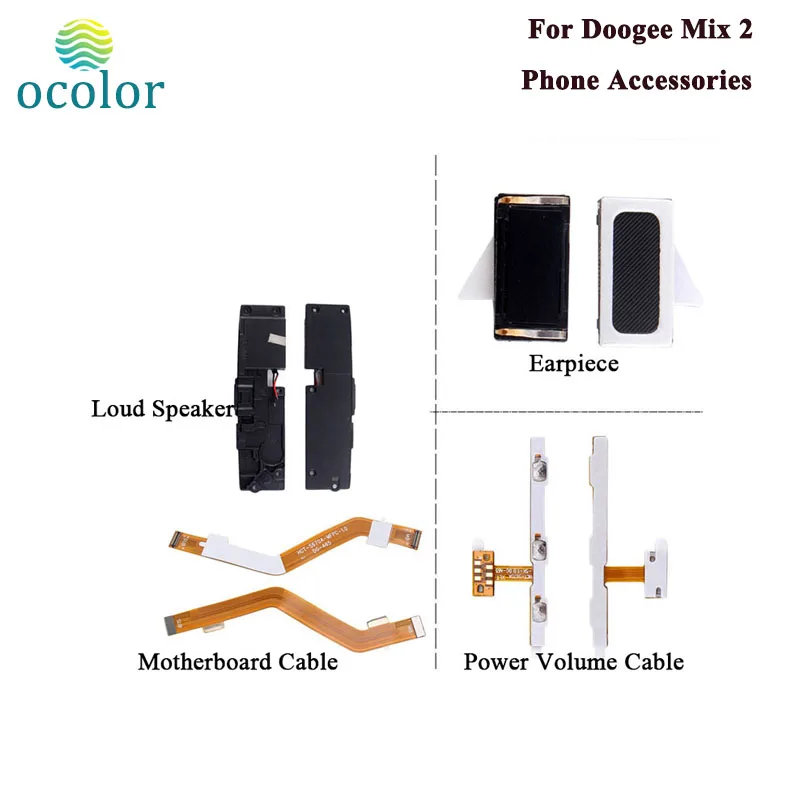 ocolor For Doogee Mix 2 Power Button Volume Key Flex Cable Loud Speaker Motherboard FPC Cable Earpiece
ocolor For Doogee Mix 2 Power Button Volume Key Flex Cable Loud Speaker Motherboard FPC Cable Earpiece