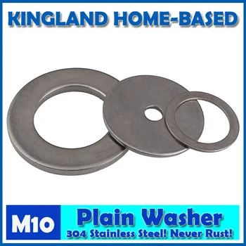 10mm Hole Plain Washers 304 Stainless Steel Flat Machine Washer Plain Washer