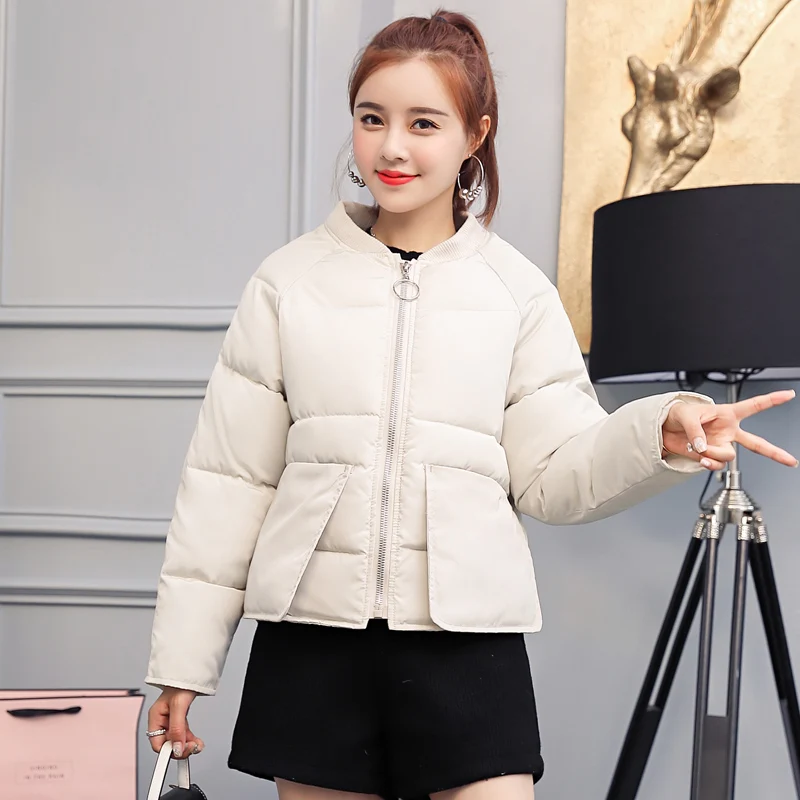 2019 Women Winter Short Jacket Big Pocket Parkas Autumn Winter Coat Women Loose Parka Cotton Padded Jackets Women Clothing M-2XL
2019 Women Winter Short Jacket Big Pocket Parkas Autumn Winter Coat Women Loose Parka Cotton Padded Jackets Women Clothing M-2XL