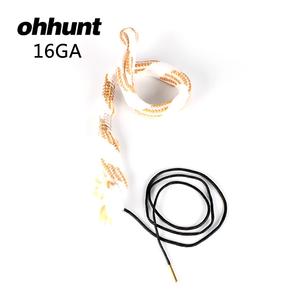 ohhunt Tactical Hunting Bore Snake Gun Cleaning 16 Cal GA Gauge Boresnake Shotgun Barrel Bronze Cleaner Kit
ohhunt Tactical Hunting Bore Snake Gun Cleaning 16 Cal GA Gauge Boresnake Shotgun Barrel Bronze Cleaner Kit
