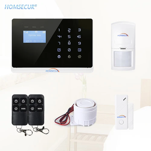 HOMSECUR Wireless&Wired GSM/PSTN Home Security Alarm System +Door Sensor Inspect Function
HOMSECUR Wireless&Wired GSM/PSTN Home Security Alarm System +Door Sensor Inspect Function