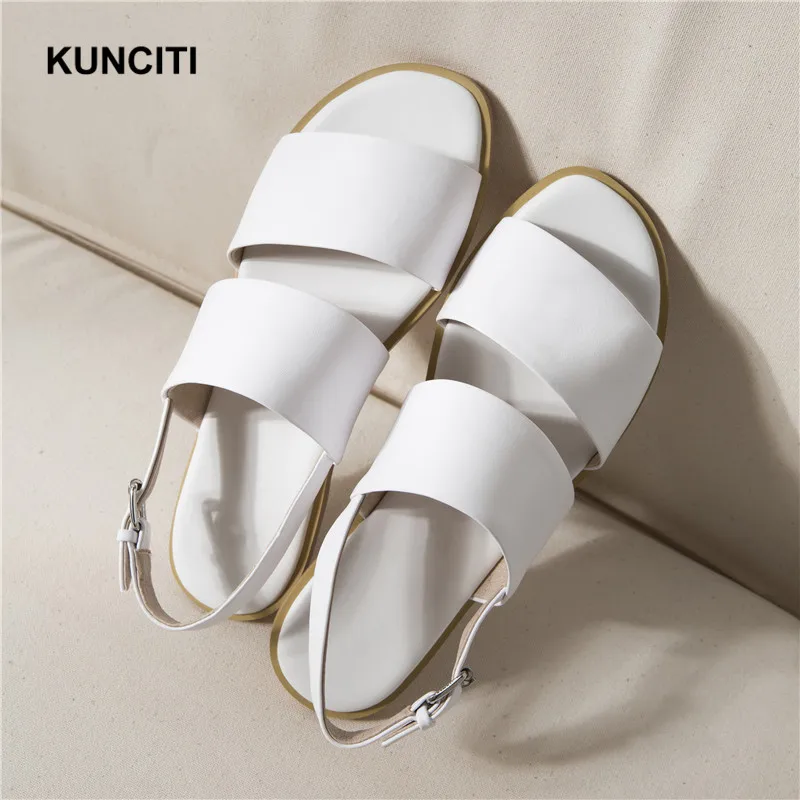 2019 KUNCITI Women Gladiator Bohemia Sandals Genuine Leather Ladies Punk Style Flat Shoes Plus Size 34-43 Fashion Sandals X9104
2019 KUNCITI Women Gladiator Bohemia Sandals Genuine Leather Ladies Punk Style Flat Shoes Plus Size 34-43 Fashion Sandals X9104