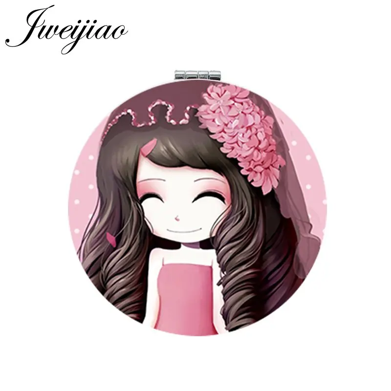 JWEIJIAO Round Folding Makeup Mirror For Beauty Girls PU Leather Compact Portable Pocket Mirror Cosmetic Tools & Accessories
JWEIJIAO Round Folding Makeup Mirror For Beauty Girls PU Leather Compact Portable Pocket Mirror Cosmetic Tools & Accessories