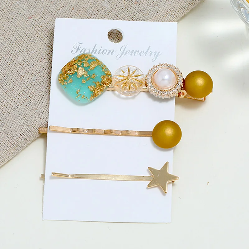 Acrylic Pearl Hairpins Jewelry Women Barrette Geometric Star Metal Pins Decoration for Hair Accessories Woman Headdress Dropship
Acrylic Pearl Hairpins Jewelry Women Barrette Geometric Star Metal Pins Decoration for Hair Accessories Woman Headdress Dropship