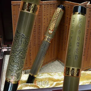JINHAO LEGEND OF DRAGON ROLLER BALL PEN WITH ORIGINAL WOODEN BOX AND BAMBOO SLIP
JINHAO LEGEND OF DRAGON ROLLER BALL PEN WITH ORIGINAL WOODEN BOX AND BAMBOO SLIP