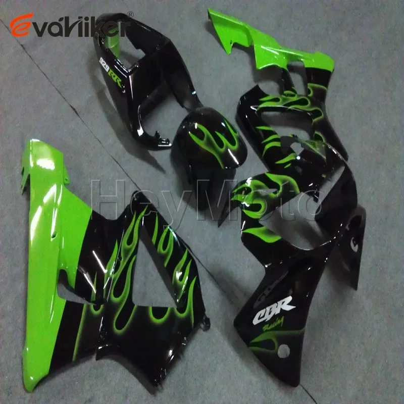 ABS motorcycle fairing for 00 01 CBR929RR 2000 2001 green flames 00 01 CBR 929 RR motorcycle panels Injection mold
ABS motorcycle fairing for 00 01 CBR929RR 2000 2001 green flames 00 01 CBR 929 RR motorcycle panels Injection mold