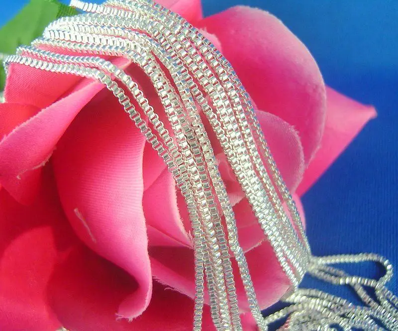 H:HYDE Wholesale 1pcs Silver Color Cute Box Chain Necklace Jewelry For Women Men 16inch-30 inch
H:HYDE Wholesale 1pcs Silver Color Cute Box Chain Necklace Jewelry For Women Men 16inch-30 inch