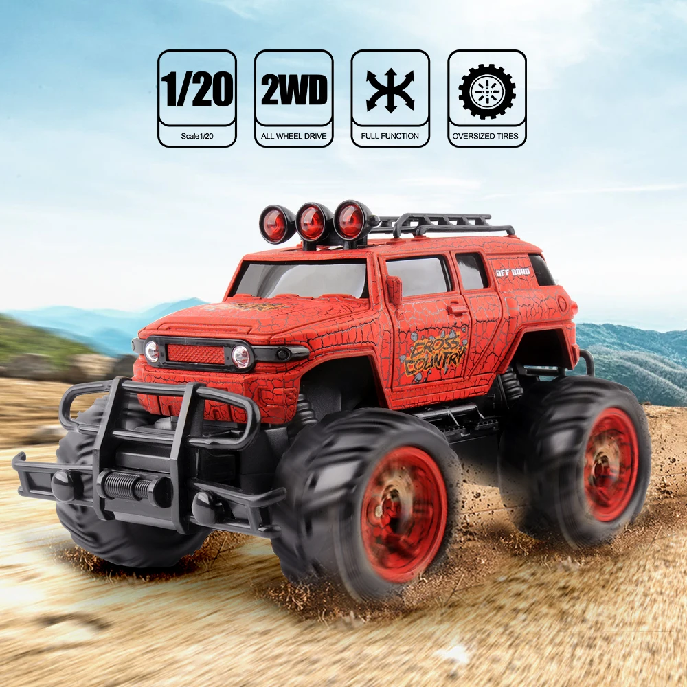 Rc Car 1/20 Cars On The Remote Control 27MHZ Monstertruck Off Road Cars oyuncak Toys For Children
Rc Car 1/20 Cars On The Remote Control 27MHZ Monstertruck Off Road Cars oyuncak Toys For Children