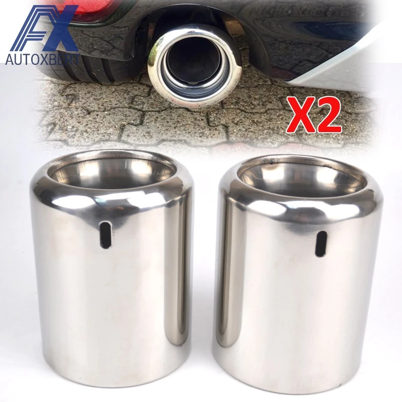 AX 2PCS EXHAUST MUFFLER TIP PIPE TAILPIPE FINISHER END 2009 - TRIM STAINLESS STEEL BEZEL GARNISH FOR MAZDA 6 2013- CX-5
AX 2PCS EXHAUST MUFFLER TIP PIPE TAILPIPE FINISHER END 2009 - TRIM STAINLESS STEEL BEZEL GARNISH FOR MAZDA 6 2013- CX-5