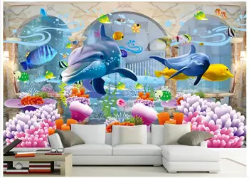 Custom photo wallpaper 3d wall murals wallpaper mural fashion 3D Marble Arch Underwater World TV Backdrop wall paper living room
Custom photo wallpaper 3d wall murals wallpaper mural fashion 3D Marble Arch Underwater World TV Backdrop wall paper living room