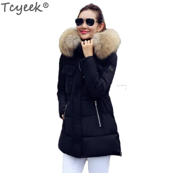 Tcyeek 2019 New Design Women Winter Warm Cotton Coat Thick Patchwork Jacket Simulation Raccoon Fur Collar Padded Parkas HJ74
Tcyeek 2019 New Design Women Winter Warm Cotton Coat Thick Patchwork Jacket Simulation Raccoon Fur Collar Padded Parkas HJ74