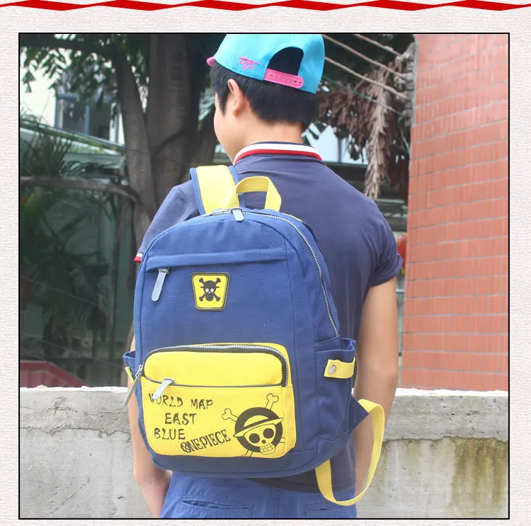 Free shipping Hot Anime ONE PIECE cos cartoo LOGO fashion canvas College winds man woman schoolbag Backpacks Leisure bags
Free shipping Hot Anime ONE PIECE cos cartoo LOGO fashion canvas College winds man woman schoolbag Backpacks Leisure bags