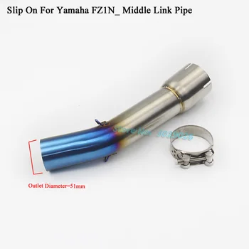 FZ1N Blue Middle Link Pipe Slip On For Yamaha FZ1 FZ1N Motorcycle Modified Exhaust Pipe Connector Manifold Fit 51mm Muffler
FZ1N Blue Middle Link Pipe Slip On For Yamaha FZ1 FZ1N Motorcycle Modified Exhaust Pipe Connector Manifold Fit 51mm Muffler