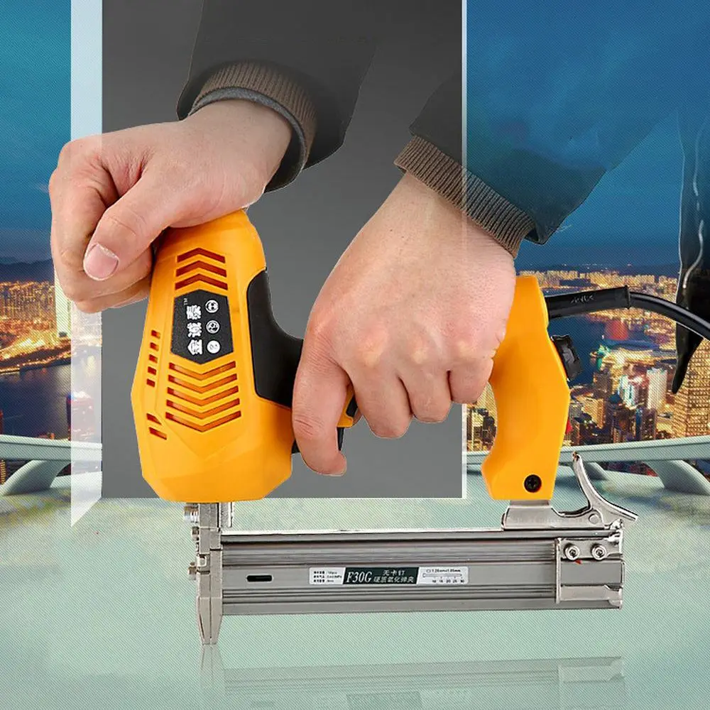 220V Round Nail Gun Electric High Power Furniture with Kitchen Cabinet Floor Installation Gun Head Power Supply Nail Gun Tools
220V Round Nail Gun Electric High Power Furniture with Kitchen Cabinet Floor Installation Gun Head Power Supply Nail Gun Tools