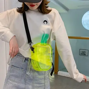 Fashion Practical Lovely Carrot Shape Women Transparent PVC Crossbody Shoulder Bag Small Pouch
Fashion Practical Lovely Carrot Shape Women Transparent PVC Crossbody Shoulder Bag Small Pouch