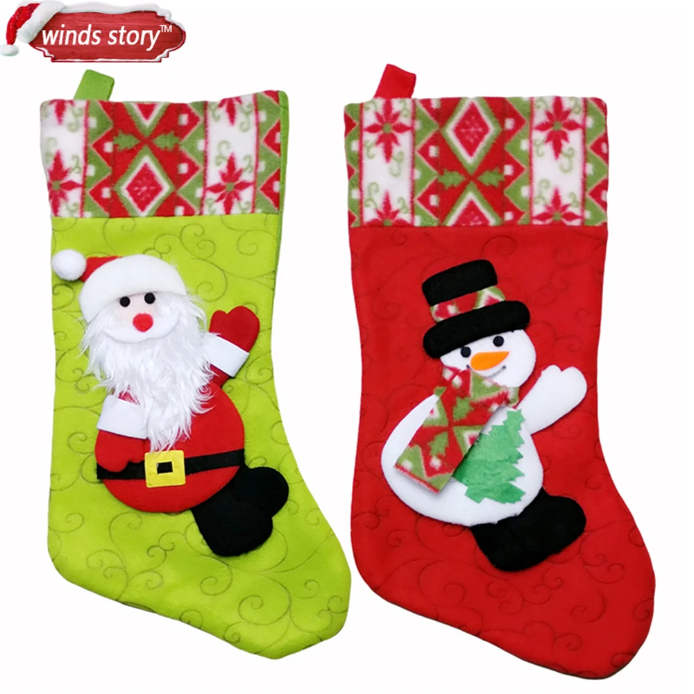 2pcs Cute Christmas Stocking Decoration Santa Claus Snowman Christmas Gift Candy Bag Indoor Xmas Decor Sock Decorative Fireplace
2pcs Cute Christmas Stocking Decoration Santa Claus Snowman Christmas Gift Candy Bag Indoor Xmas Decor Sock Decorative Fireplace