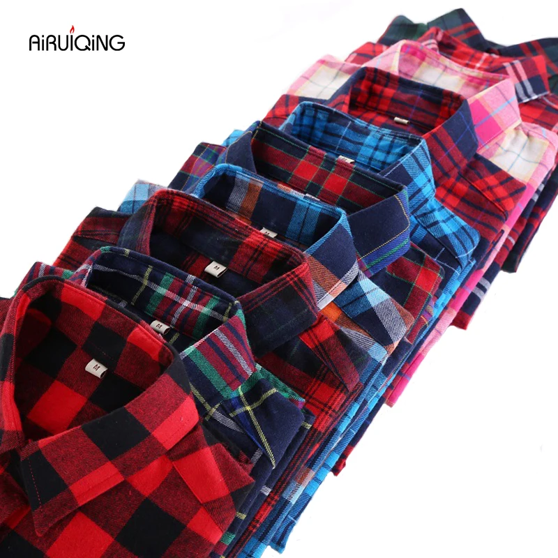 Fashion Autumn Plaid Shirt Women Blouses Long Sleeve Blouse Women Shirts Plaid Blusas Femininas Flannel Womens Tops Fashion
Fashion Autumn Plaid Shirt Women Blouses Long Sleeve Blouse Women Shirts Plaid Blusas Femininas Flannel Womens Tops Fashion
