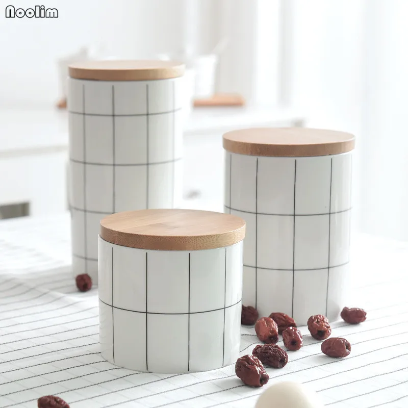 Round Heat-resistant Sealed Ceramic Storage Jar Spices Tea Coffee Can Tank Food Container with Lid Bottle Kitchen Organizer
Round Heat-resistant Sealed Ceramic Storage Jar Spices Tea Coffee Can Tank Food Container with Lid Bottle Kitchen Organizer