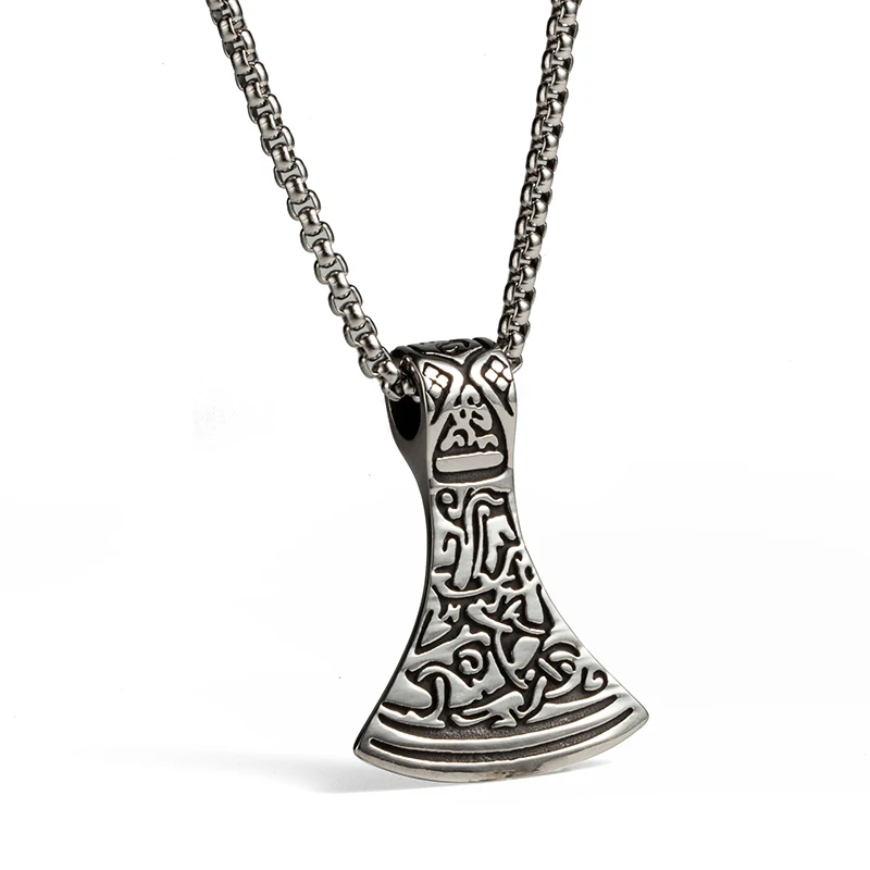 Titanium steel Necklace for men Vintage Nordic Viking Pendant Celtics Stainless Steel Necklace Viking Talisman Pendant N010636
Titanium steel Necklace for men Vintage Nordic Viking Pendant Celtics Stainless Steel Necklace Viking Talisman Pendant N010636