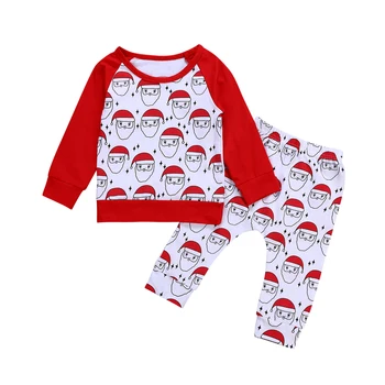 Newborn Baby Boy Girl Christmas Santa Claus Tops Pants 2PCS Outfits Clothes baby kids girl boy santa cotton clothing set
Newborn Baby Boy Girl Christmas Santa Claus Tops Pants 2PCS Outfits Clothes baby kids girl boy santa cotton clothing set