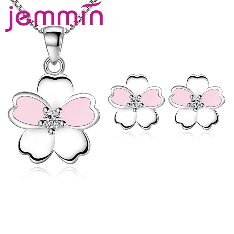 925 Silver Bridal Jewelry Sets Fashion Jewelry Romantic Style Flower Design CZ Crystal Women Girls Party Engagement
925 Silver Bridal Jewelry Sets Fashion Jewelry Romantic Style Flower Design CZ Crystal Women Girls Party Engagement
