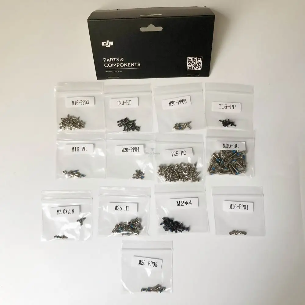 Original DJI Phantom 4 Part 33 - Screw Set for Phontom 4 4 Pro/Adv Screws Kit Accessories
Original DJI Phantom 4 Part 33 - Screw Set for Phontom 4 4 Pro/Adv Screws Kit Accessories