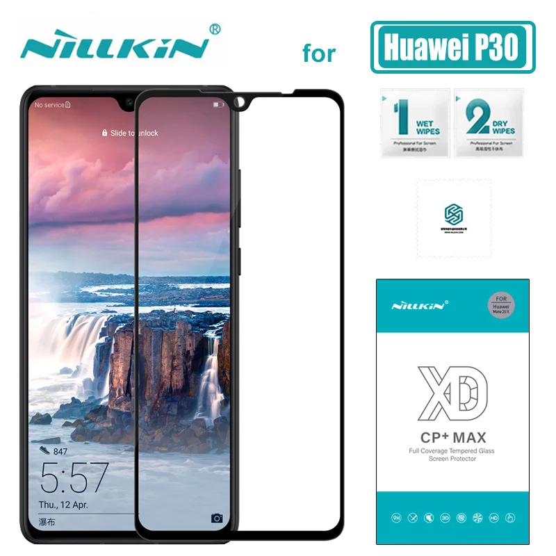 Huawei P30 Glass Nillkin XD CP+ Max Full Cover 3D Tempered Glass Screen Protector for Huawei P30 Nilkin HD Protective Glass Film
Huawei P30 Glass Nillkin XD CP+ Max Full Cover 3D Tempered Glass Screen Protector for Huawei P30 Nilkin HD Protective Glass Film