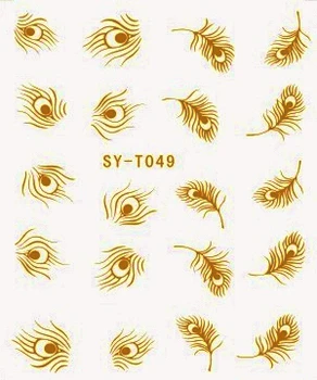 6 PACKS / LOT Gold/ Silver Water Stickers Metallic Nail Decals BUTTERFLY QUEEN PEACOCK FEATHER LOTUS FLOWER SYT049-054
6 PACKS / LOT Gold/ Silver Water Stickers Metallic Nail Decals BUTTERFLY QUEEN PEACOCK FEATHER LOTUS FLOWER SYT049-054