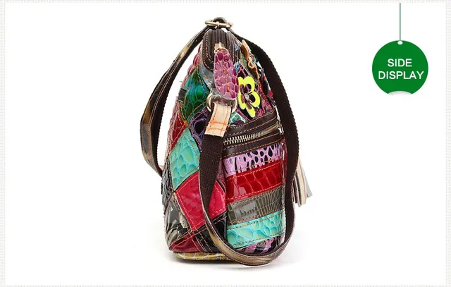 AEQUEEN kobiety prawdziwej skóry torebki damskie patchworkowe kwiat torby kurierskie crossbody dla pań powłoki torba Bolsa losowy kolor tanie tanio Feminine Hand Bag For Women Poliester Torby na ramię Pojedyncze Aplikacje Na ramię i torby crossbody Miękkie zipper Wszechstronny AEQUEEN kobiety prawdziwej skóry torebki damskie patchworkowe kwiat torby kurierskie crossbody dla pań powłoki torba Bolsa losowy kolor tanie tanio Feminine Hand Bag For Women Poliester Torby na ramię Pojedyncze Aplikacje Na ramię i torby crossbody Miękkie zipper Wszechstronny