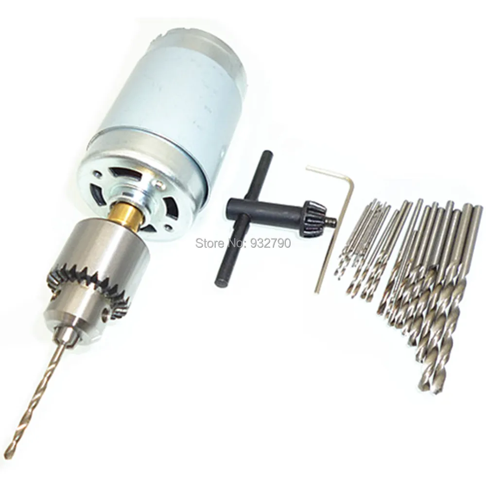 25pcs Hss Metric Twist Drill Bit Micro Bits With 6v-15v Magnetic 12v Dc Electric Motor Jt0 Keyed Drill Chuck Key Clamp 0.3mm-4mm
25pcs Hss Metric Twist Drill Bit Micro Bits With 6v-15v Magnetic 12v Dc Electric Motor Jt0 Keyed Drill Chuck Key Clamp 0.3mm-4mm