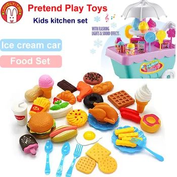 Girls Toys Miniature Kkitchen Pretend Play Set Cooking Game Mini Food Ice Cream Cart Educational Toys For Children Gift
Girls Toys Miniature Kkitchen Pretend Play Set Cooking Game Mini Food Ice Cream Cart Educational Toys For Children Gift