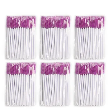 300Pcs Disposable Eyelash Brushes Mascara Wands Applicator Wand Brush Comb for Eyelash Extension Makeup Tools White&Purple
300Pcs Disposable Eyelash Brushes Mascara Wands Applicator Wand Brush Comb for Eyelash Extension Makeup Tools White&Purple