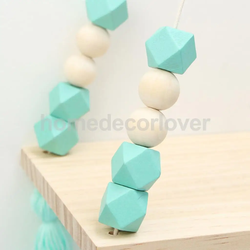 Wall Hanging Wooden Shelves Floating Wall Shelf Home Decor Baby Kids Room Storage Holder Hanger