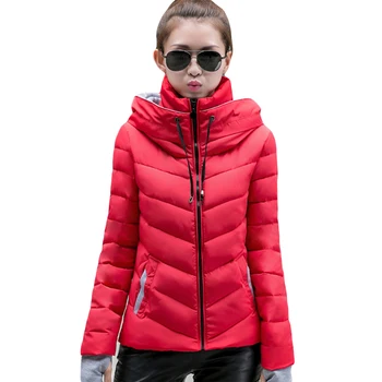 New 2018 Winter Jacket Women Coats Hooded Female Parka Black Solid Thick Warm Cotton Padded Coat Ladies LJ0820
New 2018 Winter Jacket Women Coats Hooded Female Parka Black Solid Thick Warm Cotton Padded Coat Ladies LJ0820