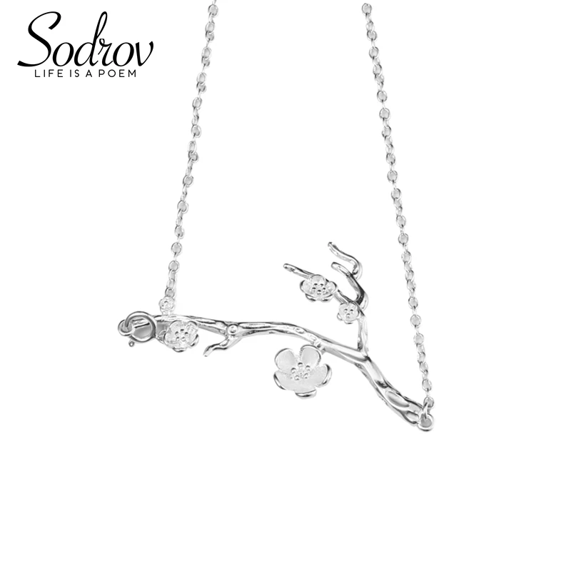 SODROV Real Sterling Silver Sling Necklace Women's Tree and Flower Wedding Pendant Necklace Silver 925 Jewelry HN005
SODROV Real Sterling Silver Sling Necklace Women's Tree and Flower Wedding Pendant Necklace Silver 925 Jewelry HN005